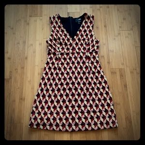 Greylin quilted v-neck minidress